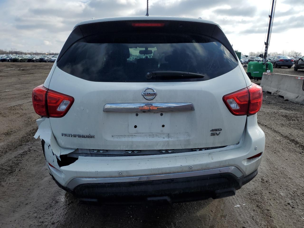 2018 Nissan Pathfinder VIN 5N1DR2MMXJC670926 Copart auction photo, rear end / side damage thumbnail 6