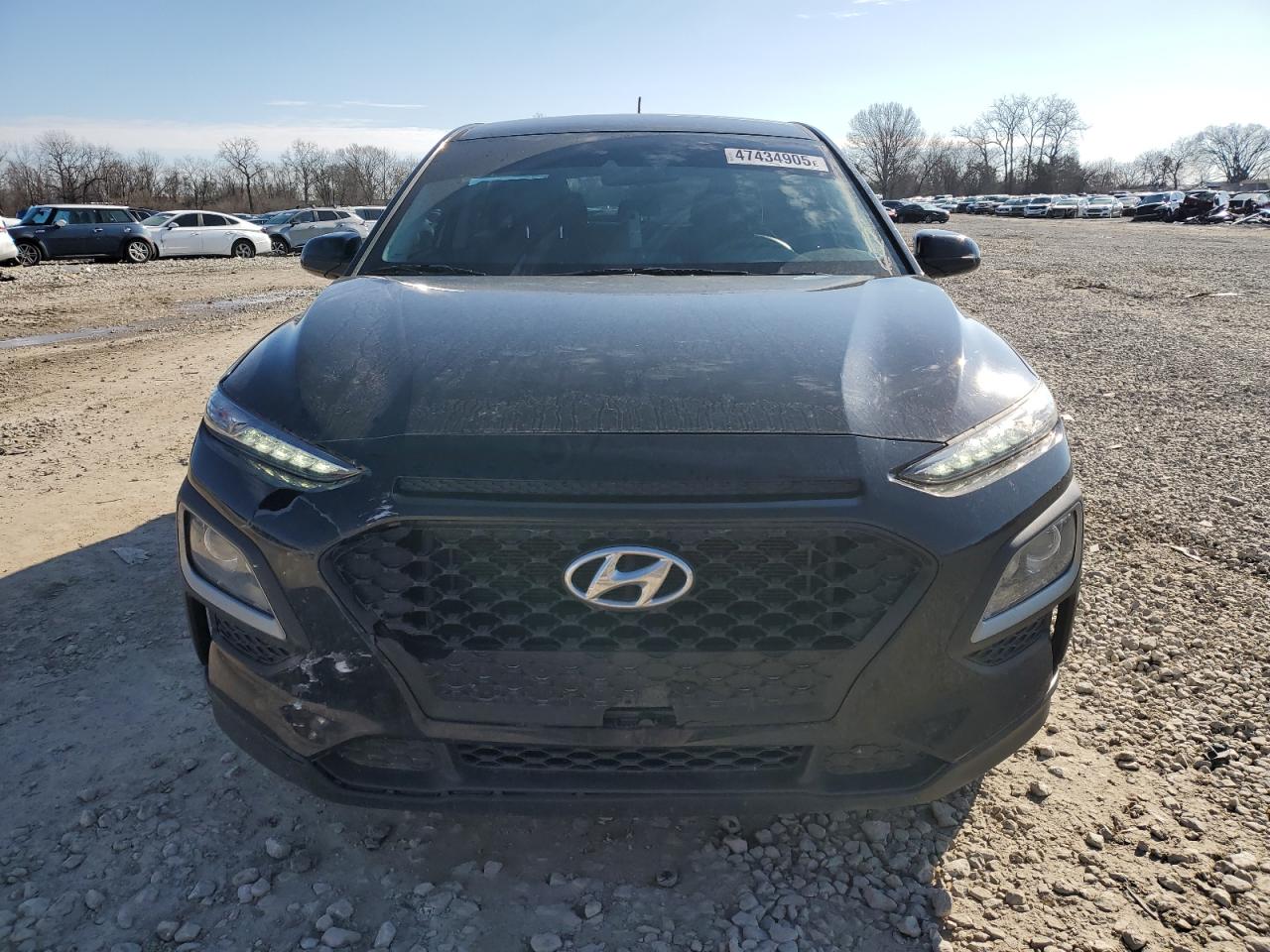 2020 Hyundai Kona VIN KM8K12AA8LU404276 Copart auction photo, front end damage thumbnail 5