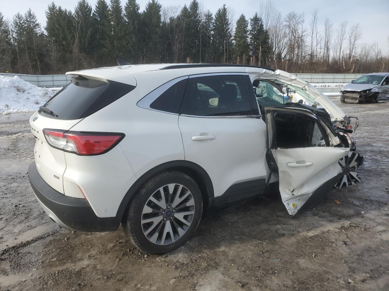 2020 Ford Escape VIN 1FMCU0DZ2LUA11598 Copart auction photo, all over damage thumbnail 3
