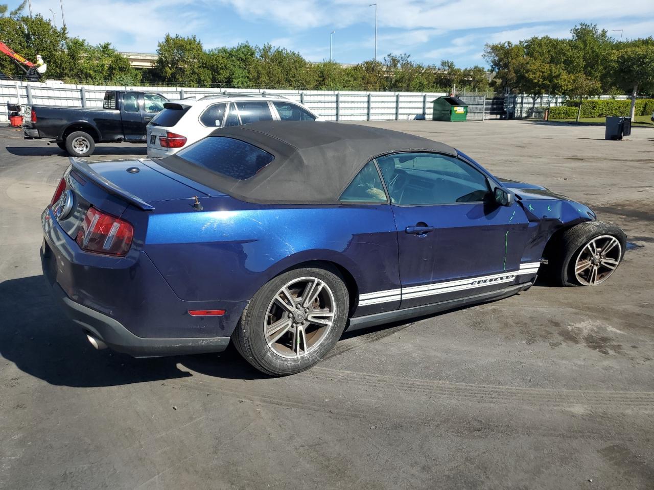 2012 Ford Mustang VIN 1ZVBP8EMXC5282697 Copart auction photo, all over / undercarriage damage thumbnail 3