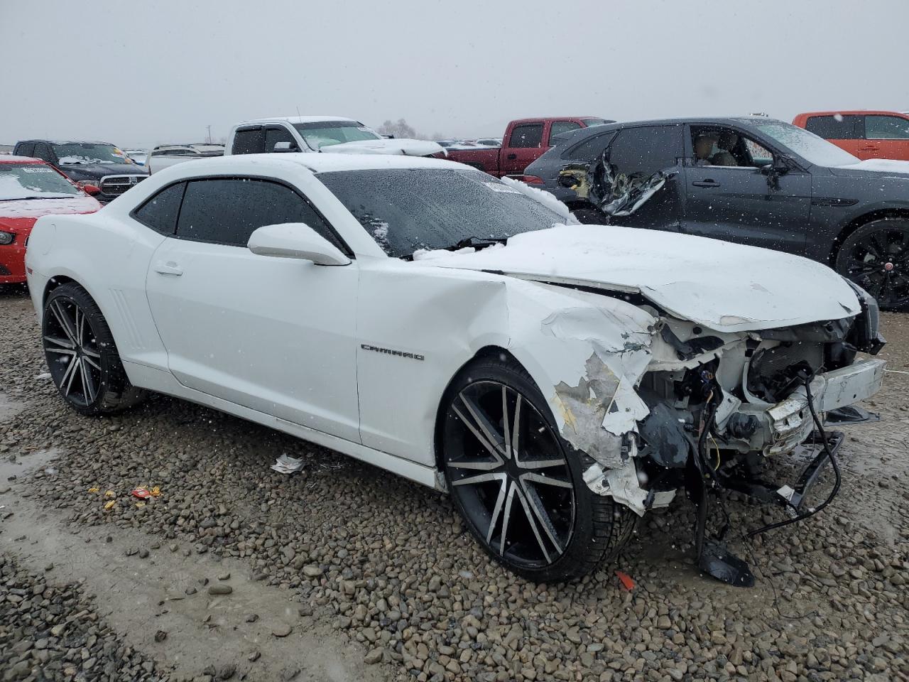 2014 Chevrolet Camaro VIN 2G1FE1E3XE9324454 Copart auction photo, front end damage thumbnail 4