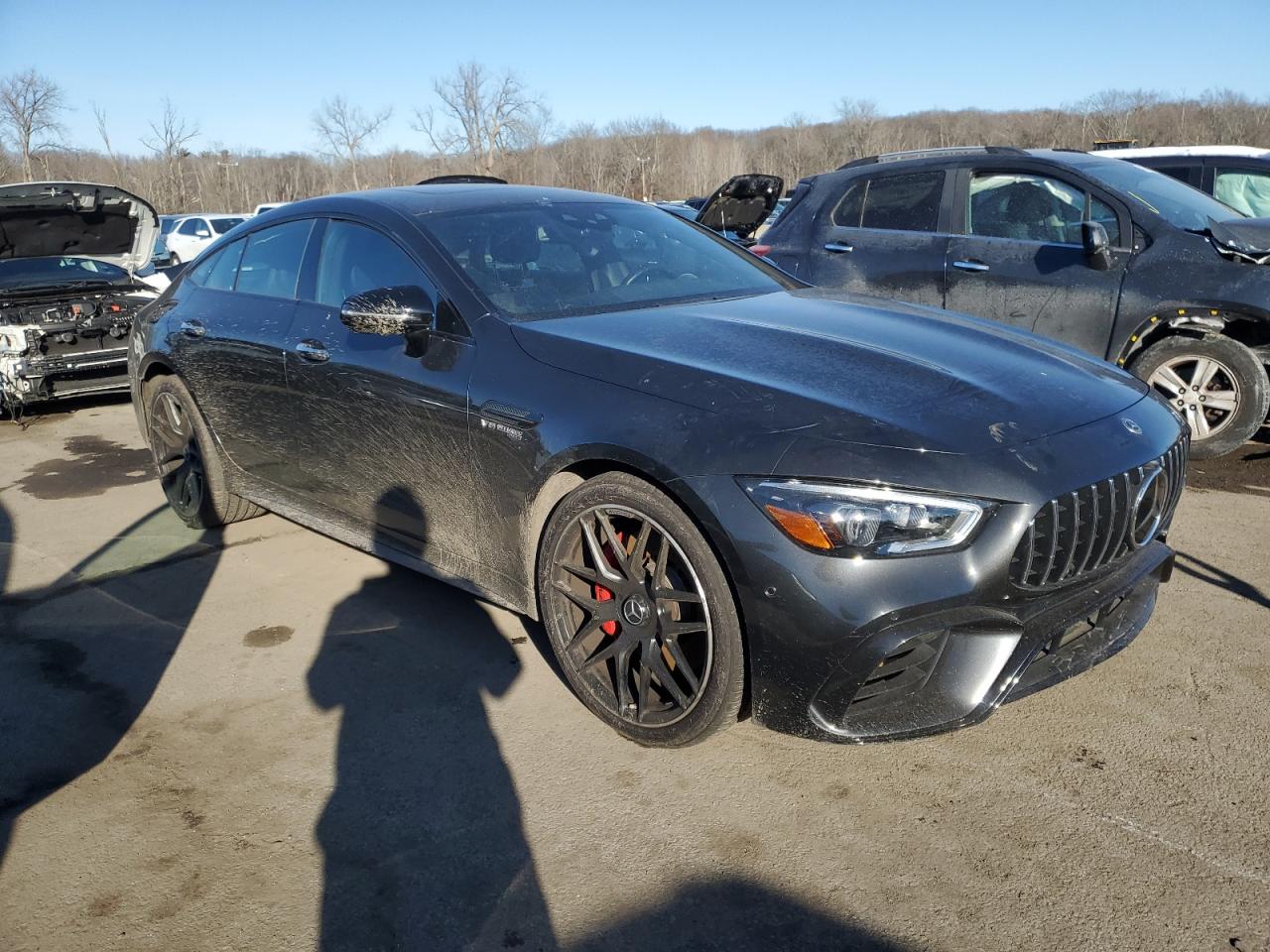 2021 Mercedes-Benz AMG GT VIN W1K7X8JB5MA035101 Copart auction photo, minor dent/scratches damage thumbnail 4