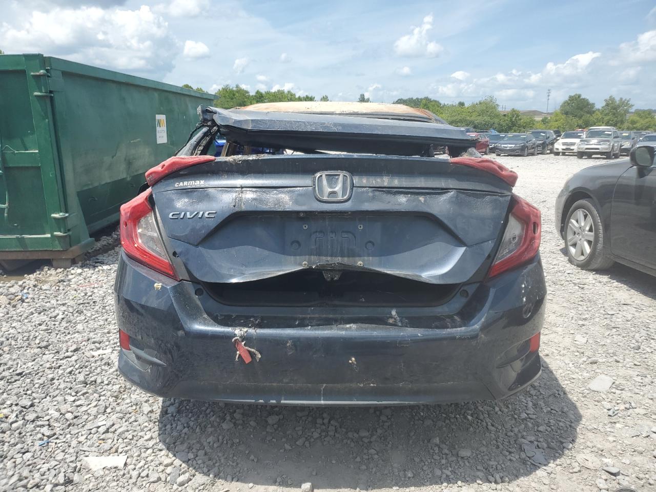 2018 Honda Civic VIN 19XFC2F55JE012895 Copart auction photo, burn - interior damage thumbnail 6