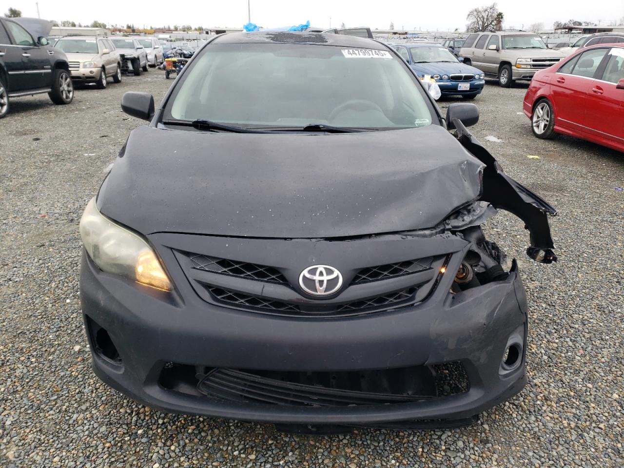 2011 Toyota Corolla VIN 2T1BU4EE7BC599321 Copart auction photo, side / front end damage thumbnail 5