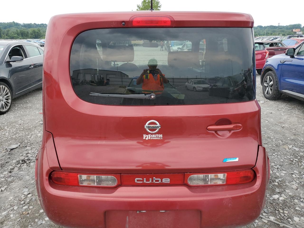 2014 Nissan Cube VIN JN8AZ2KR1ET350071 Copart auction photo, front end damage thumbnail 6