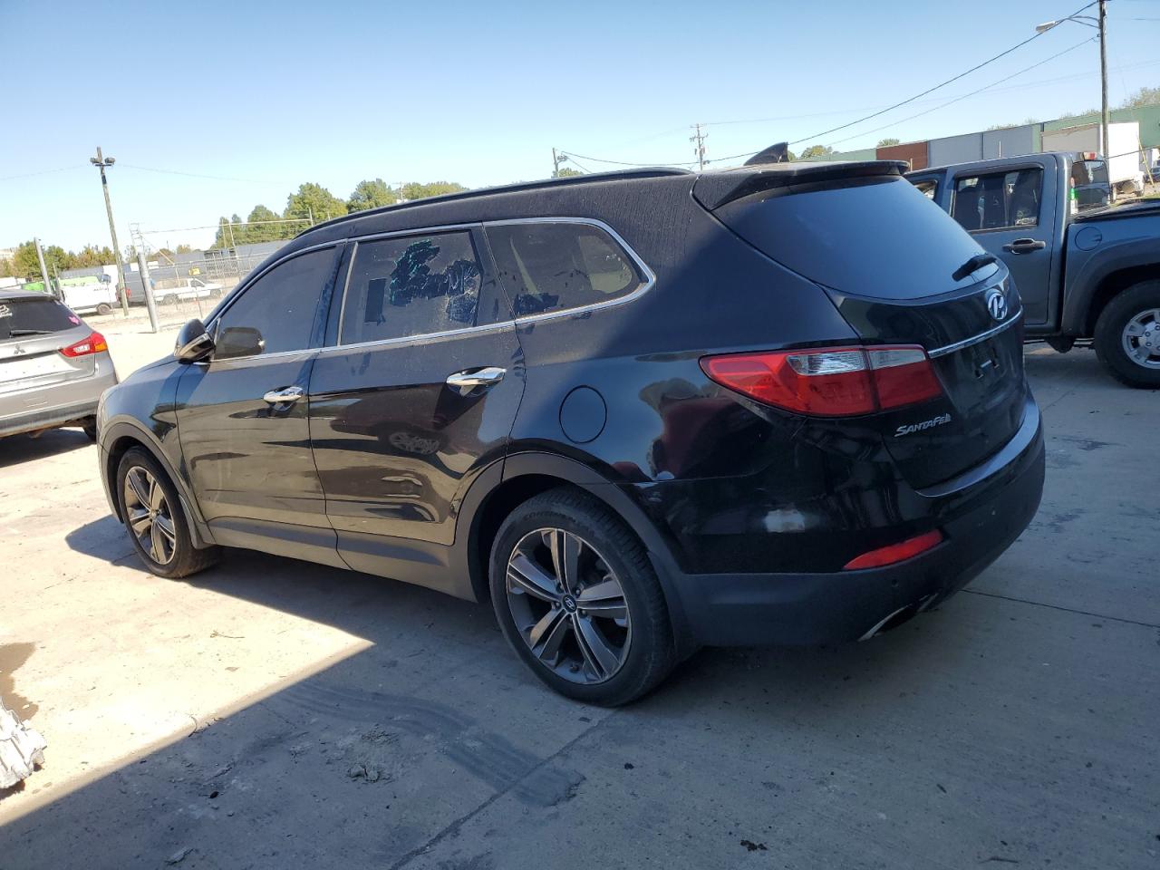 2014 Hyundai Santa Fe VIN KM8SRDHF0EU037690 Copart auction photo, mechanical / minor dent/scratches damage thumbnail 2