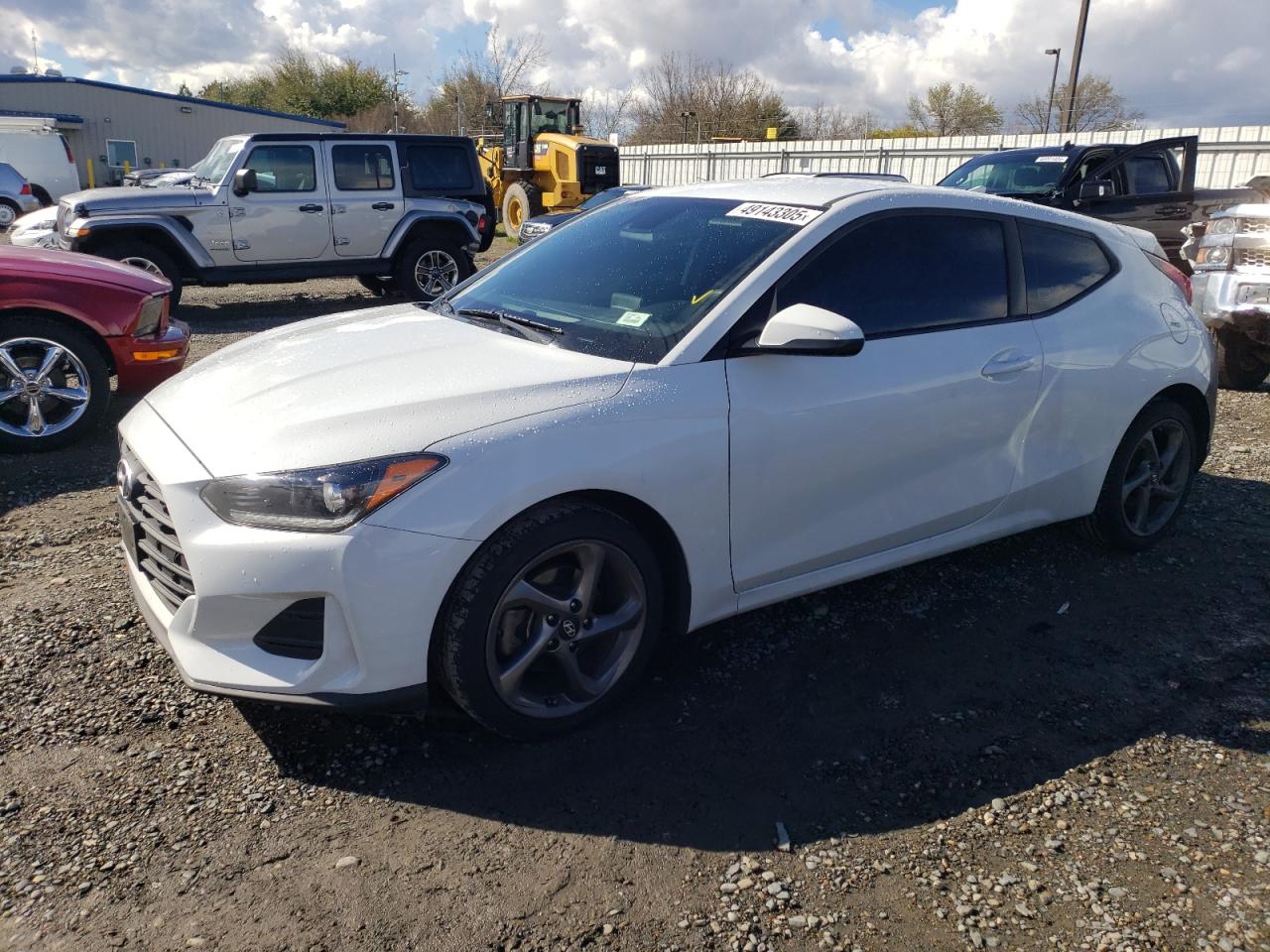 2020 Hyundai Veloster VIN KMHTG6AF6LU030790 - Copart auction photo