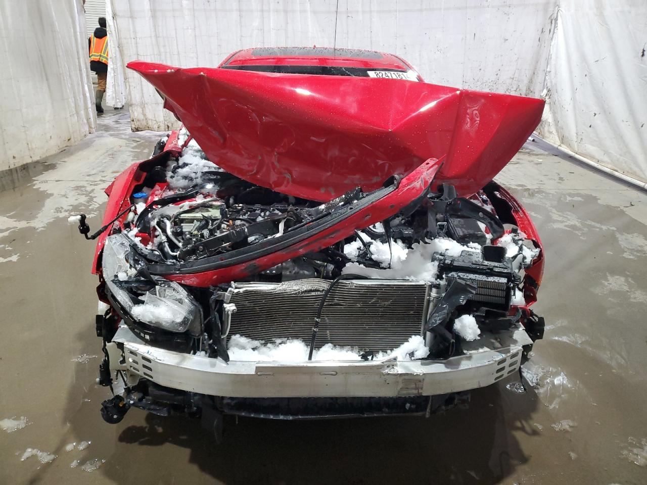 2018 Honda Civic VIN SHHFK7H59JU408754 Copart auction photo, front end damage thumbnail 5