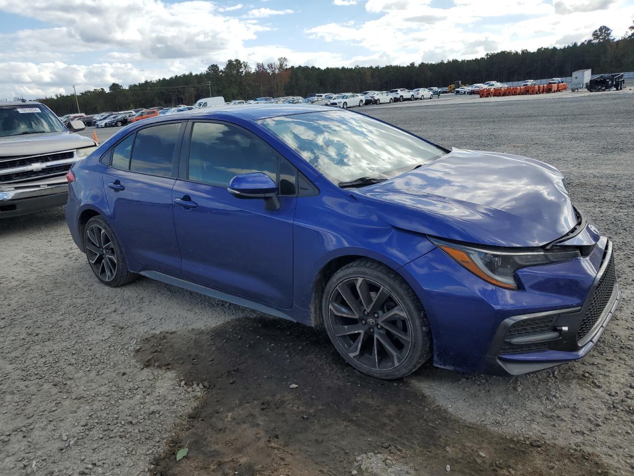 2021 Toyota Corolla VIN JTDS4MCE9MJ070253 Copart auction photo, front end damage thumbnail 4