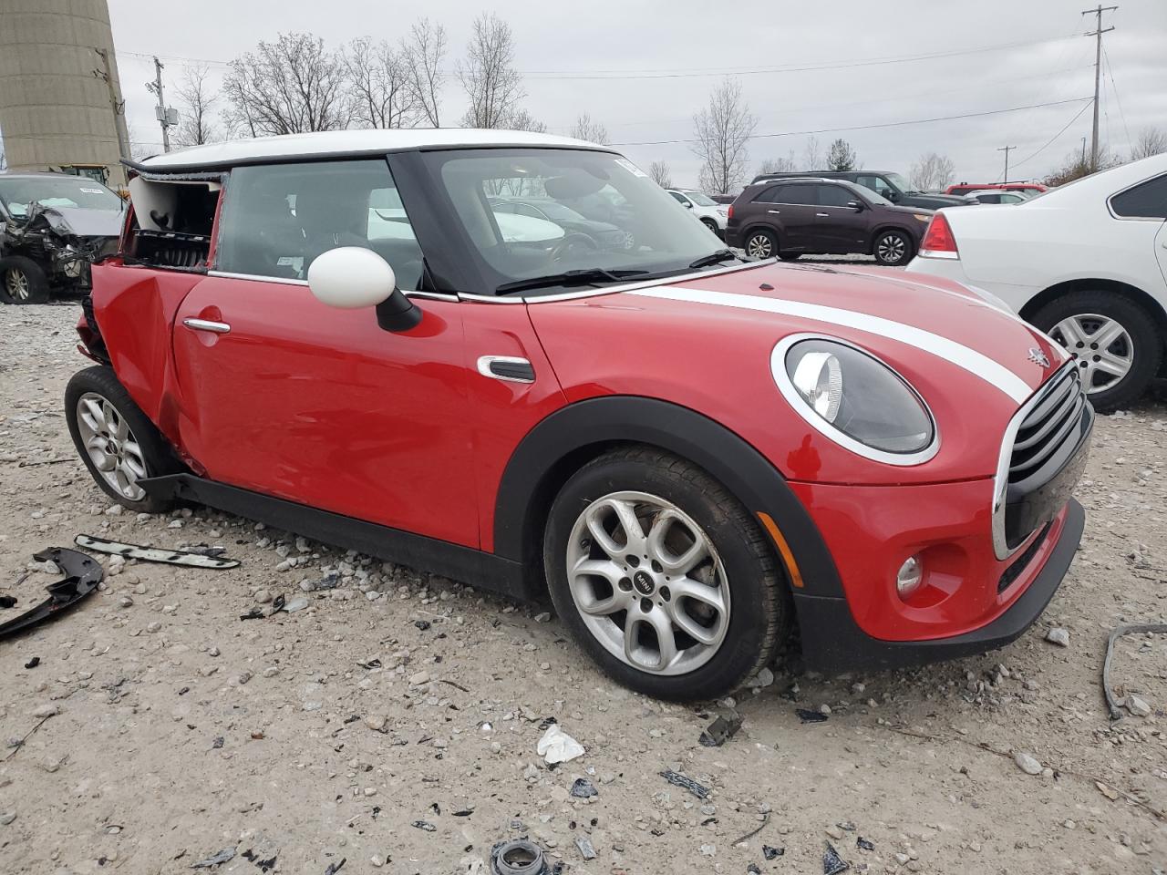 2019 MINI Cooper VIN WMWXP5C5XK2H96472 Copart auction photo, rear end / side damage thumbnail 4