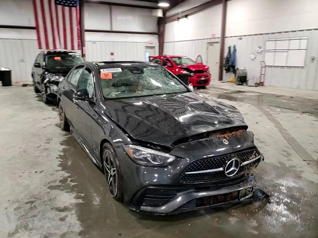 2024 Mercedes-Benz C-klasse VIN W1KAF4HB8RR157905 Copart auction photo, front end / top/roof damage thumbnail 11