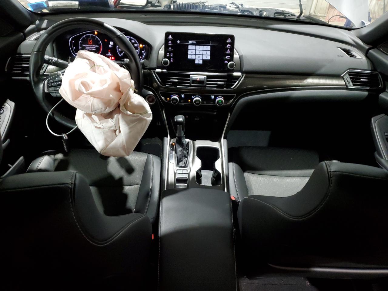 2022 Honda Accord VIN 1HGCV1F34NA031678 Copart auction photo, front end damage thumbnail 8