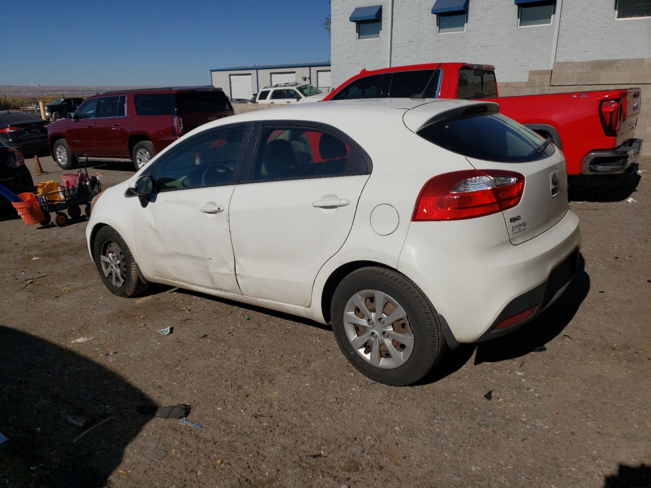 2013 KIA Rio VIN KNADM5A35D6235585 Copart auction photo, biohazard/chemical damage thumbnail 2