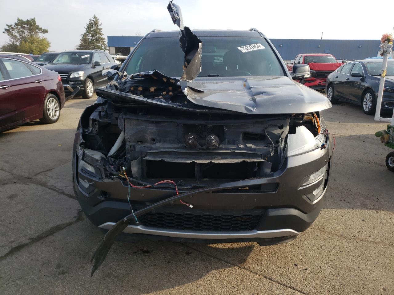 2017 Ford Explorer VIN 1FM5K7D80HGB78028 Copart auction photo, all over damage thumbnail 5