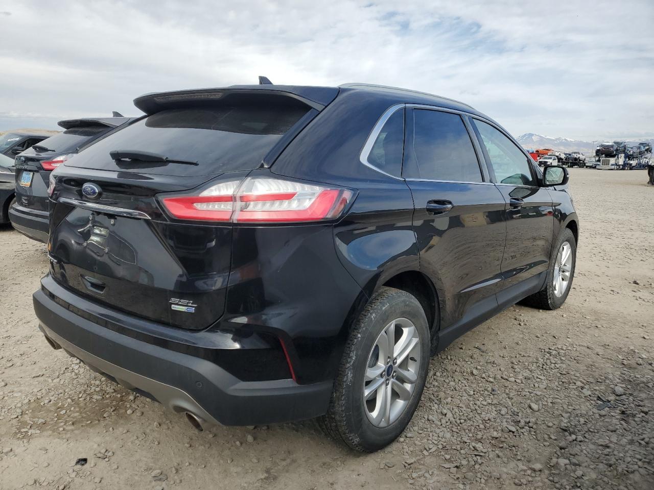 2020 Ford Edge VIN 2FMPKYJ97LBA55332 Copart auction photo, front end damage thumbnail 3