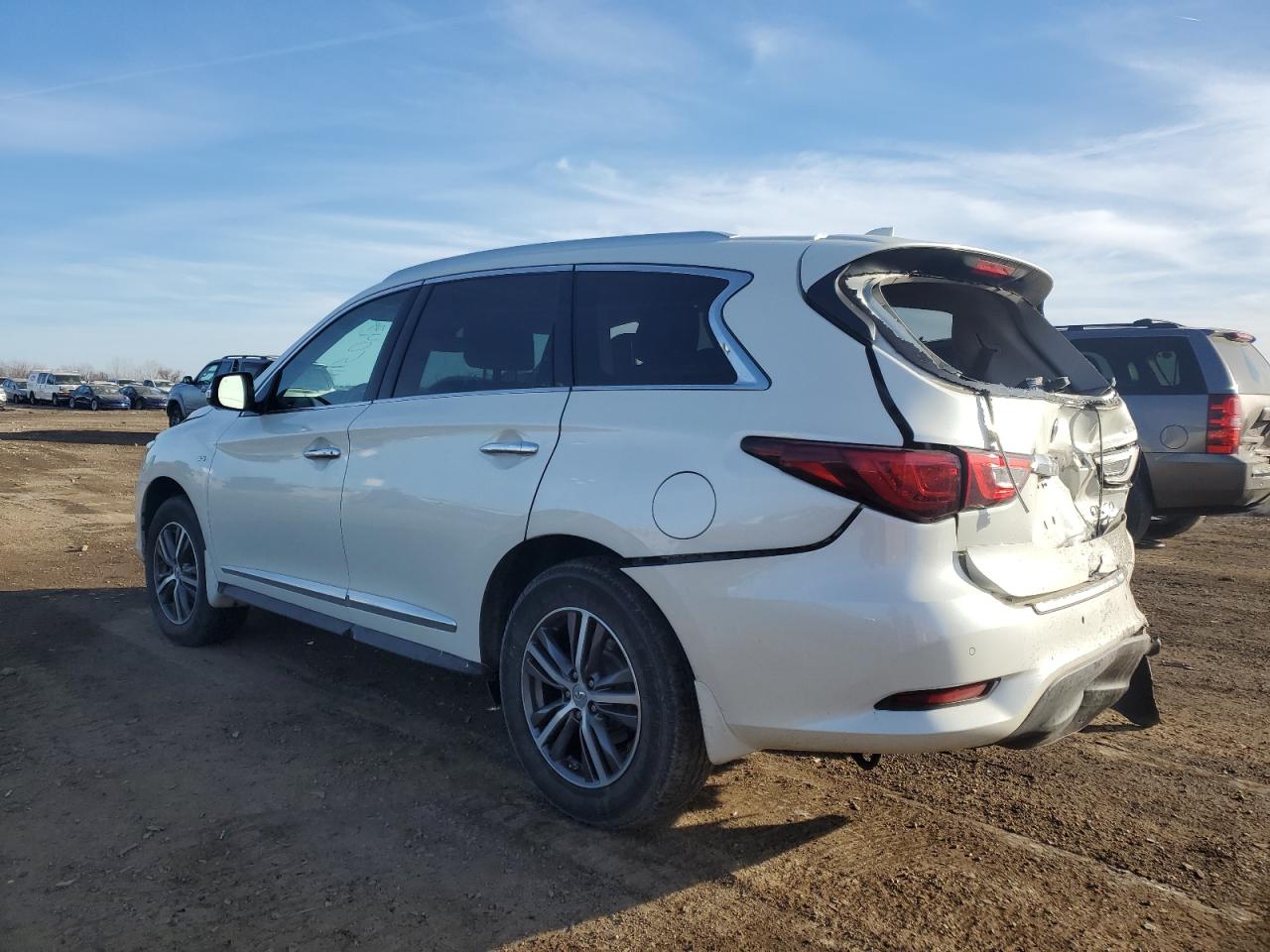 2017 Infiniti QX60 VIN 5N1DL0MM5HC521954 Copart auction photo, rear end / minor dent/scratches damage thumbnail 2