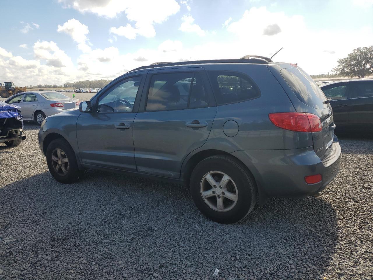 2008 Hyundai Santa Fe VIN 5NMSG13D18H224365 Copart auction photo, rear end / undercarriage damage thumbnail 2