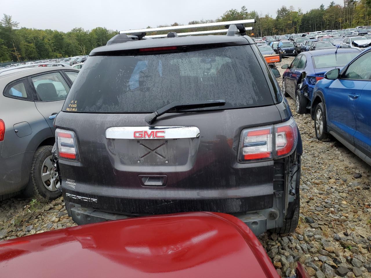 2016 GMC Acadia VIN 1GKKRPKD3GJ314712 Copart auction photo, side / rear end damage thumbnail 6