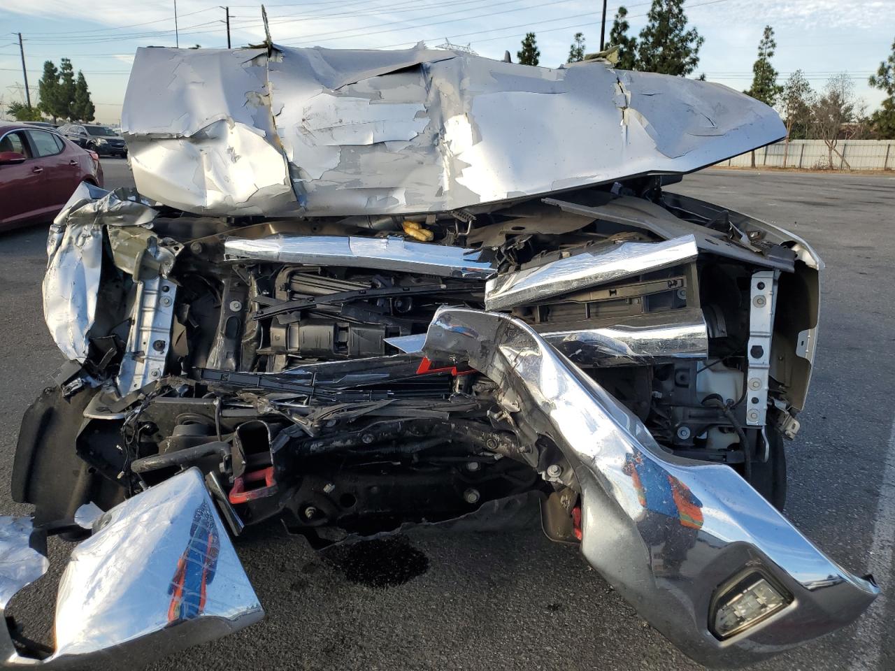 2018 Chevrolet Silverado VIN 3GCPCREC8JG509490 Copart auction photo, front end damage thumbnail 12