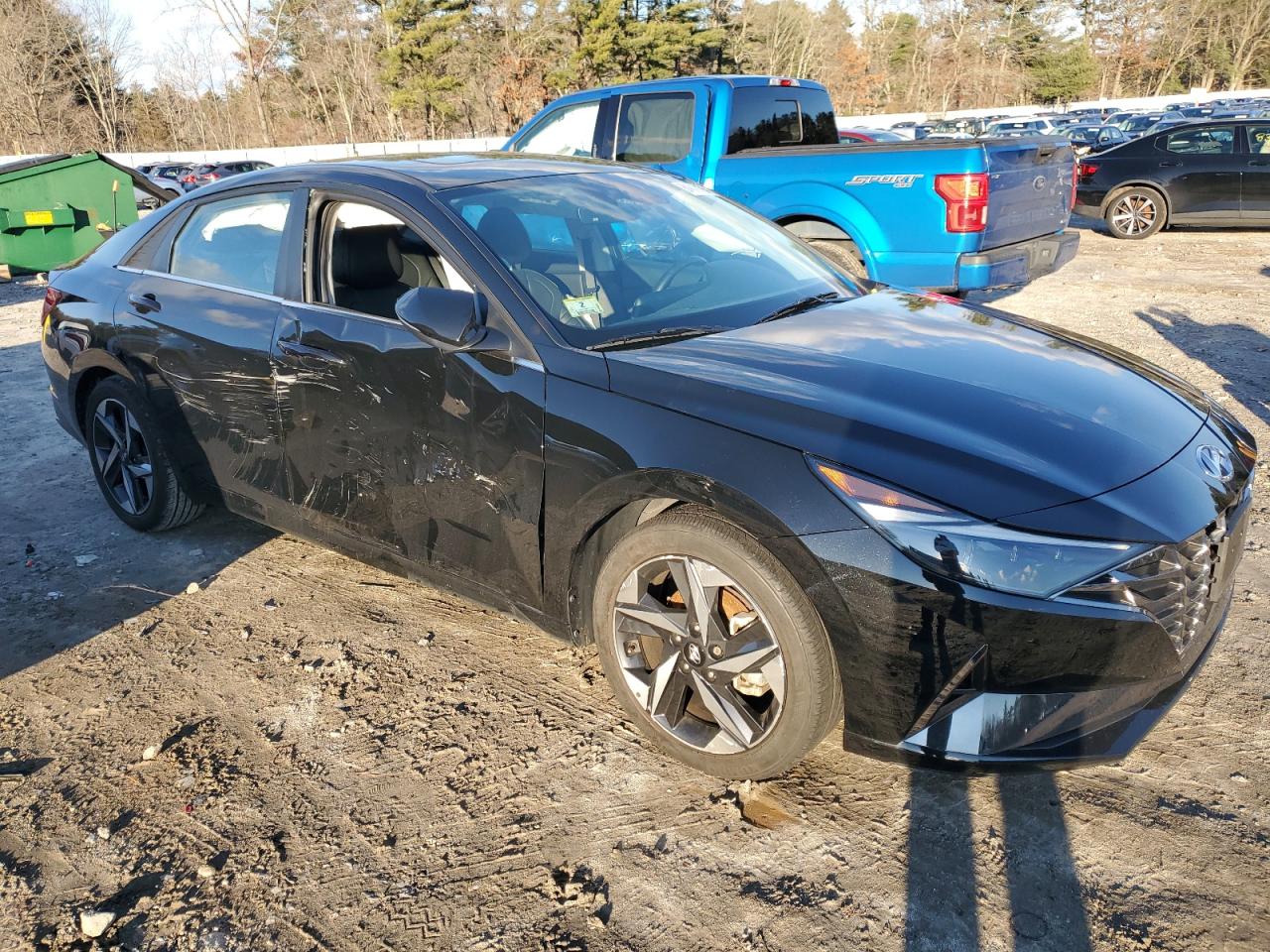 2023 Hyundai Elantra VIN 5NPLP4AG6PH106414 Copart auction photo, side damage thumbnail 4