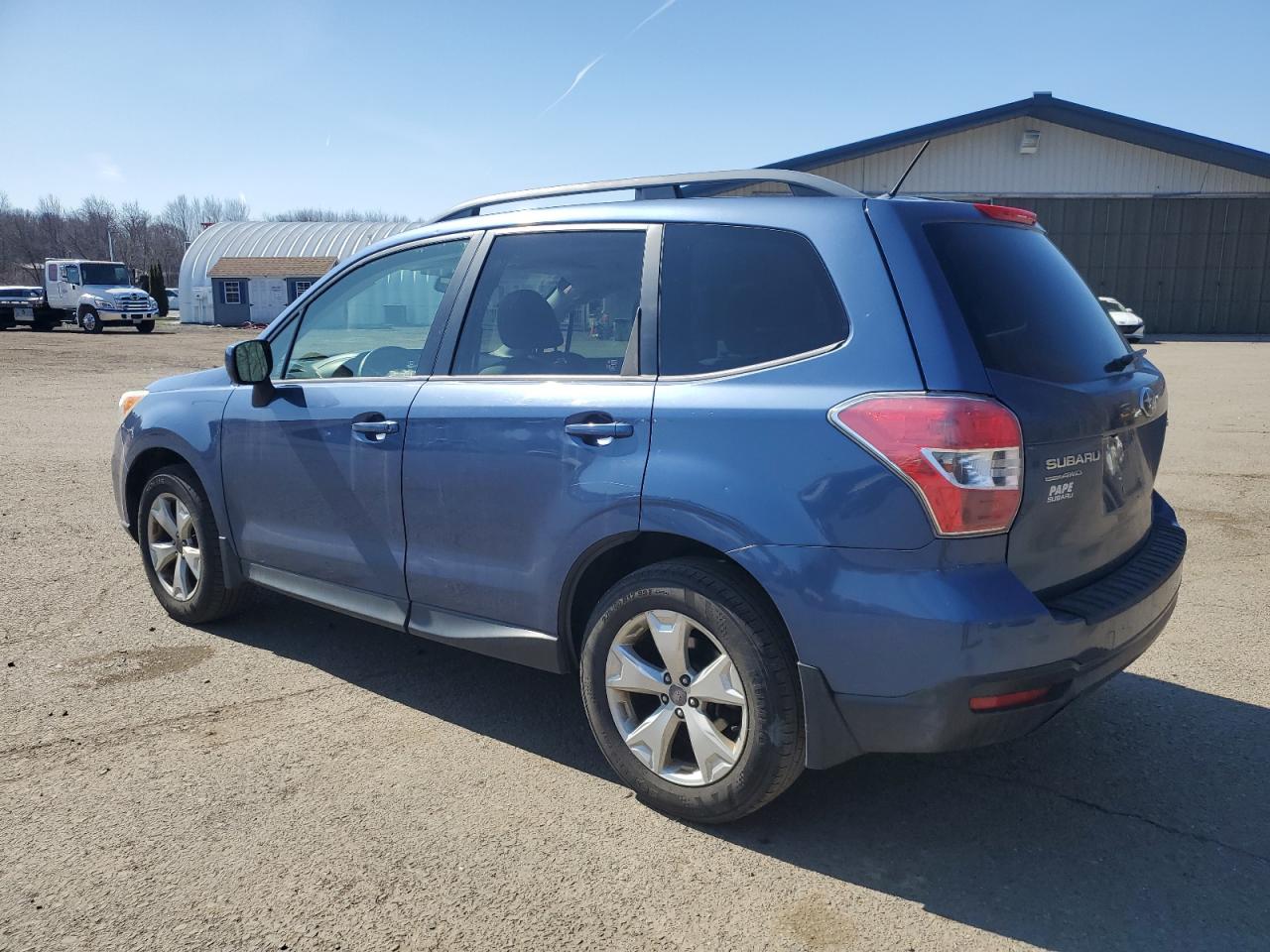2014 Subaru Forester VIN JF2SJAECXEH544157 Copart auction photo, side damage thumbnail 2
