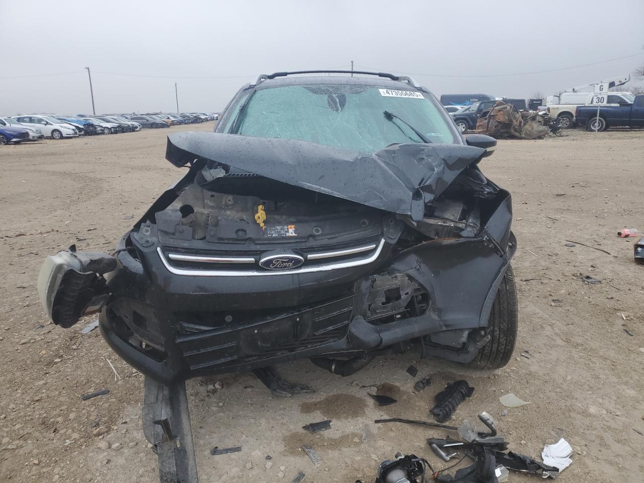 2013 Ford Escape VIN 1FMCU0J91DUD00638 Copart auction photo, front end damage thumbnail 5