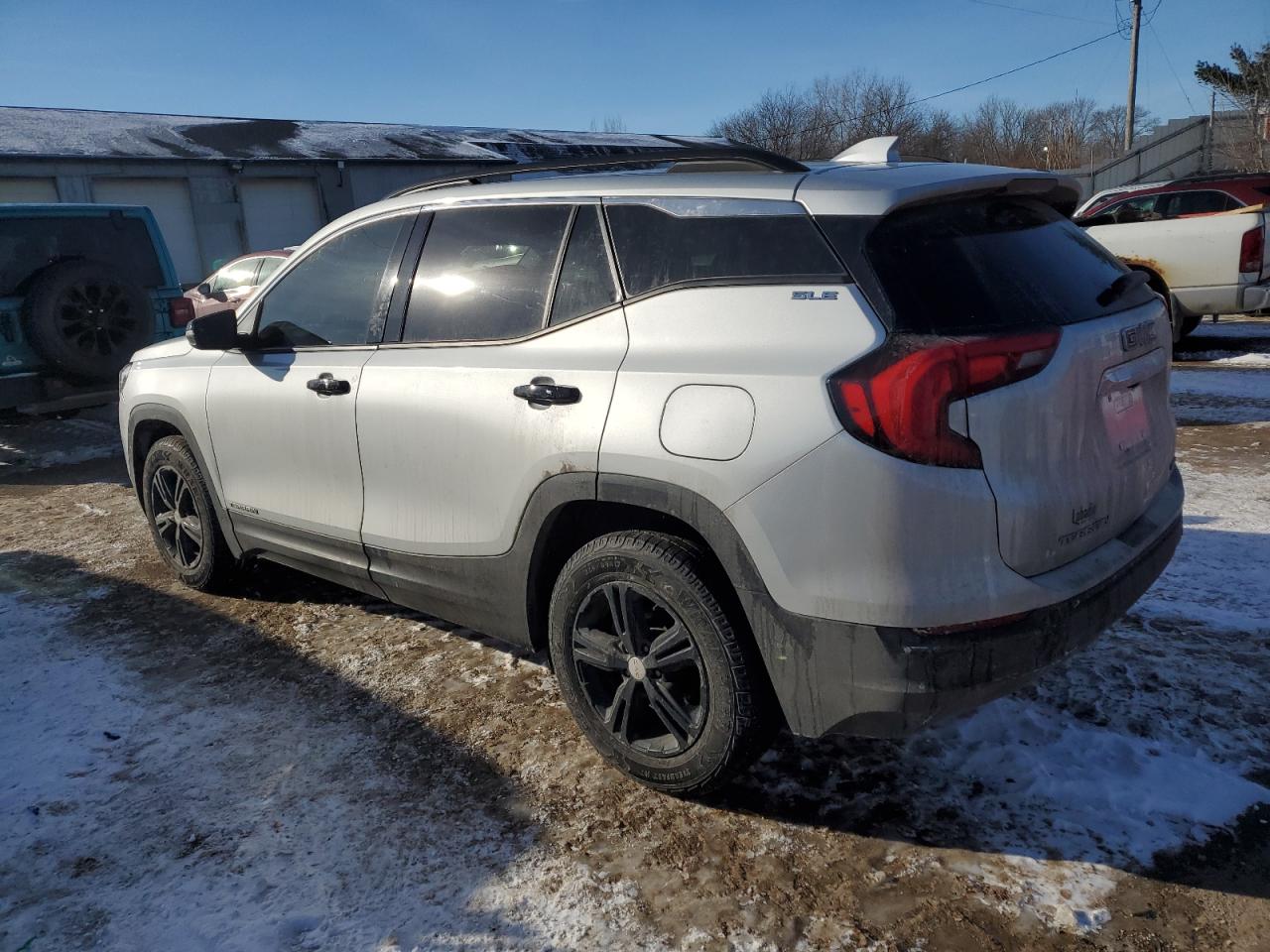 2020 GMC Terrain VIN 3GKALTEV5LL124987 Copart auction photo, side / rear end damage thumbnail 2