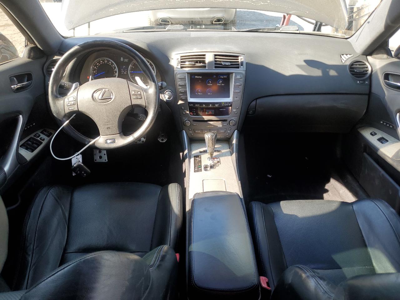 2008 Lexus IS VIN JTHBP262885001225 Copart auction photo, rear end / front end damage thumbnail 8