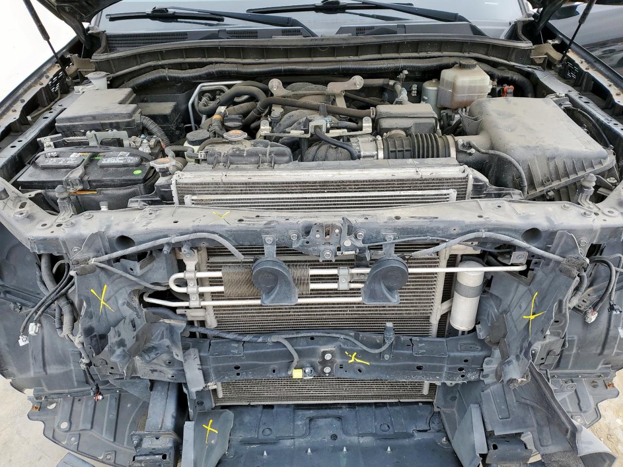 2017 Nissan Armada VIN JN8AY2NC0H9507228 Copart auction photo, front end damage thumbnail 12