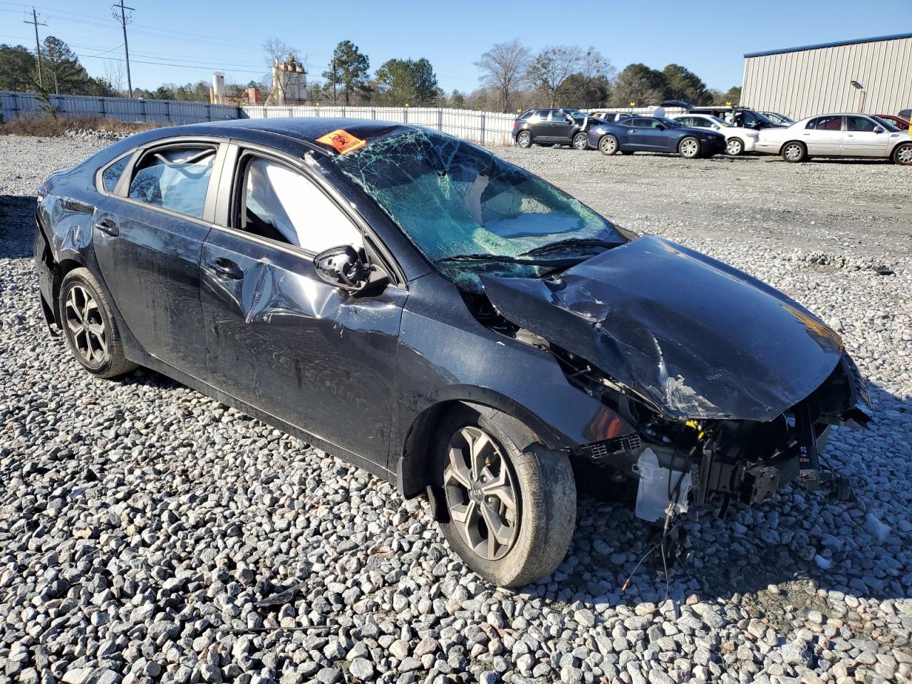 2020 KIA Forte VIN 3KPF24AD1LE214441 Copart auction photo, all over damage thumbnail 4