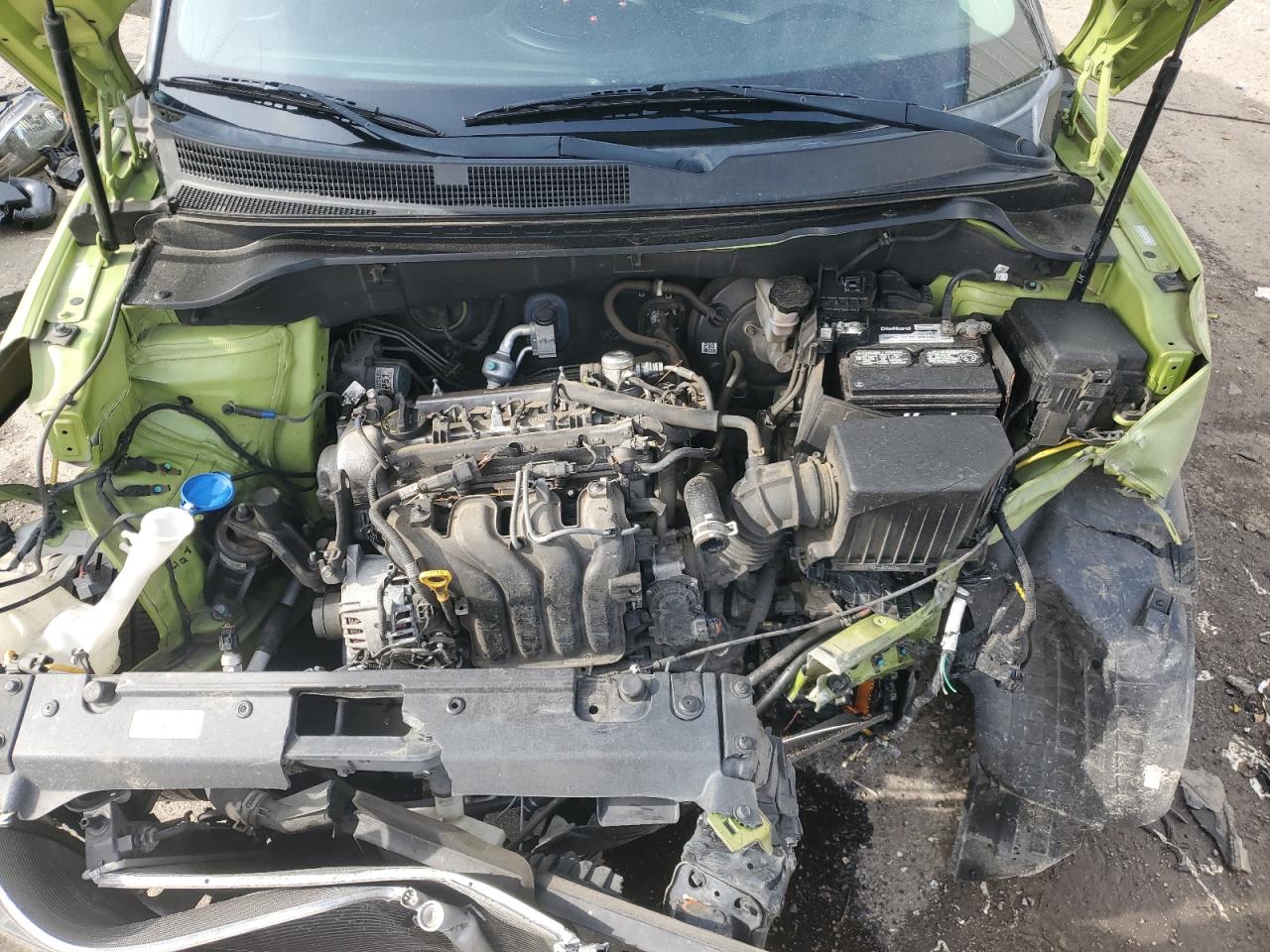 2015 KIA Soul VIN KNDJN2A24F7809518 Copart auction photo, front end damage thumbnail 14