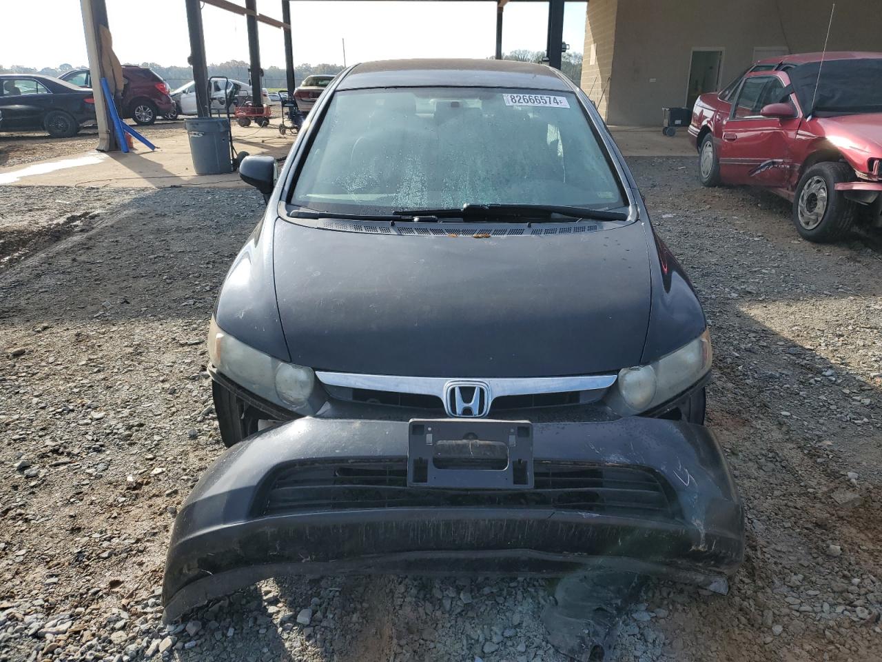 2007 Honda Civic VIN 1HGFA16557L135016 Copart auction photo, front end / side damage thumbnail 5
