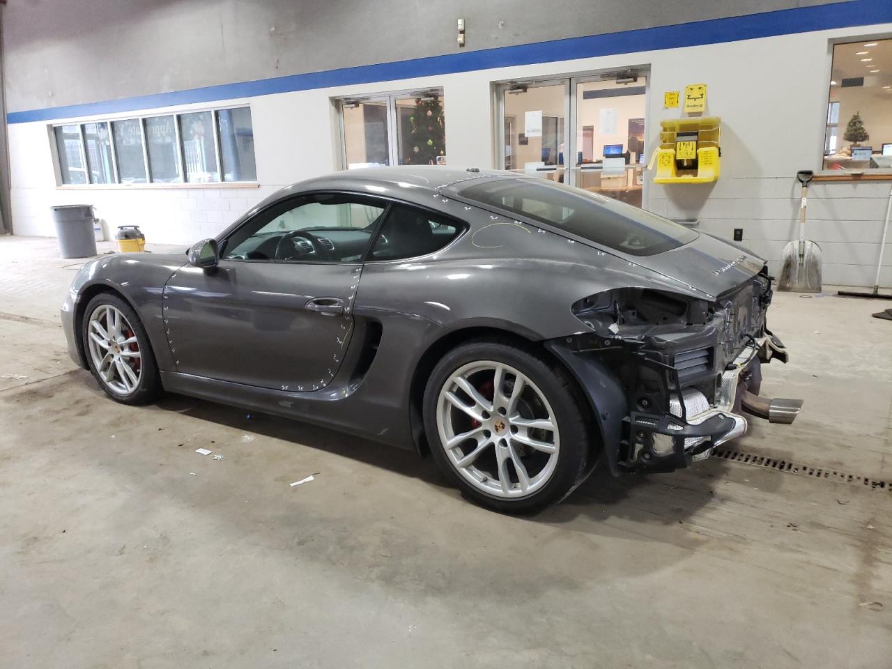 2014 Porsche Cayman VIN WP0AA2A83EK172908 Copart auction photo, rear end / minor dent/scratches damage thumbnail 2