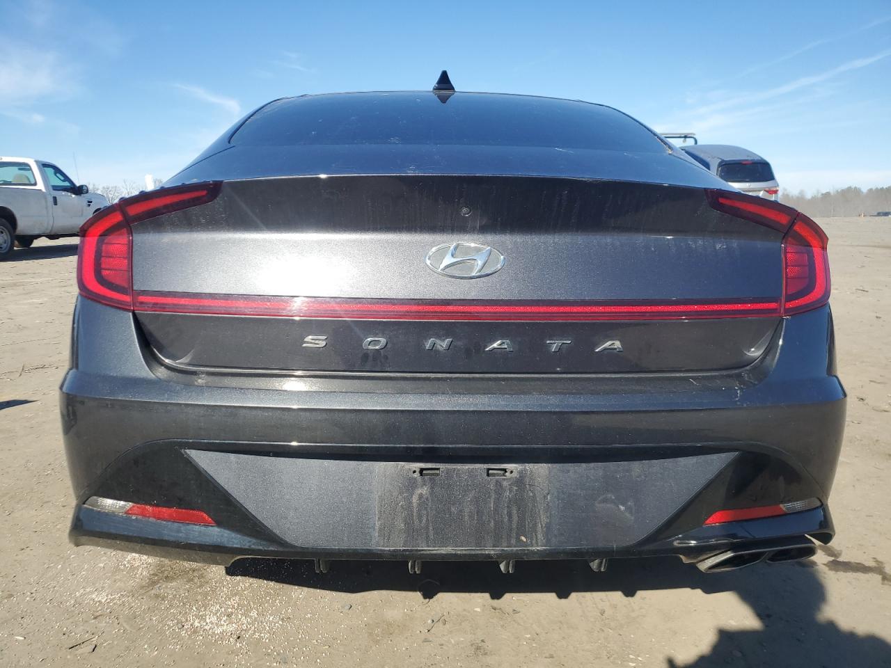 2021 Hyundai Sonata VIN 5NPEF4JA0MH096496 Copart auction photo, front end / side damage thumbnail 6