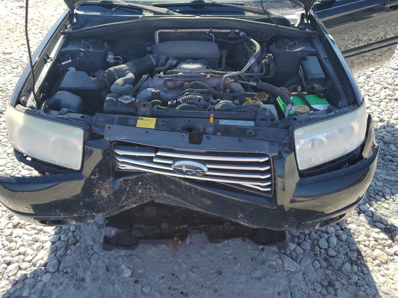 2008 Subaru Forester VIN JF1SG63648H709184 Copart auction photo, front end / undercarriage damage thumbnail 12