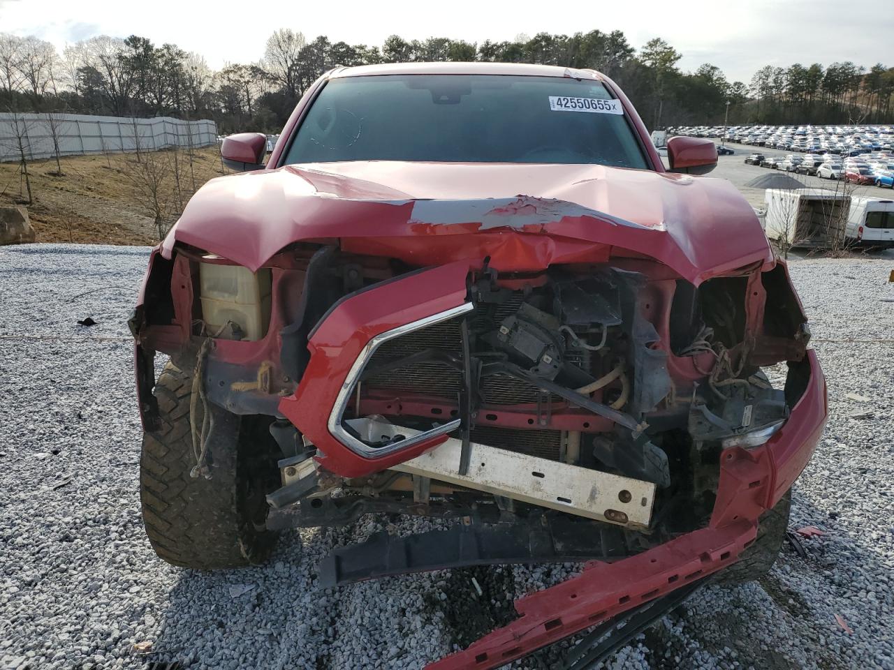 2018 Toyota Tacoma VIN 3TMCZ5AN0JM128182 Copart auction photo, front end / rear end damage thumbnail 5