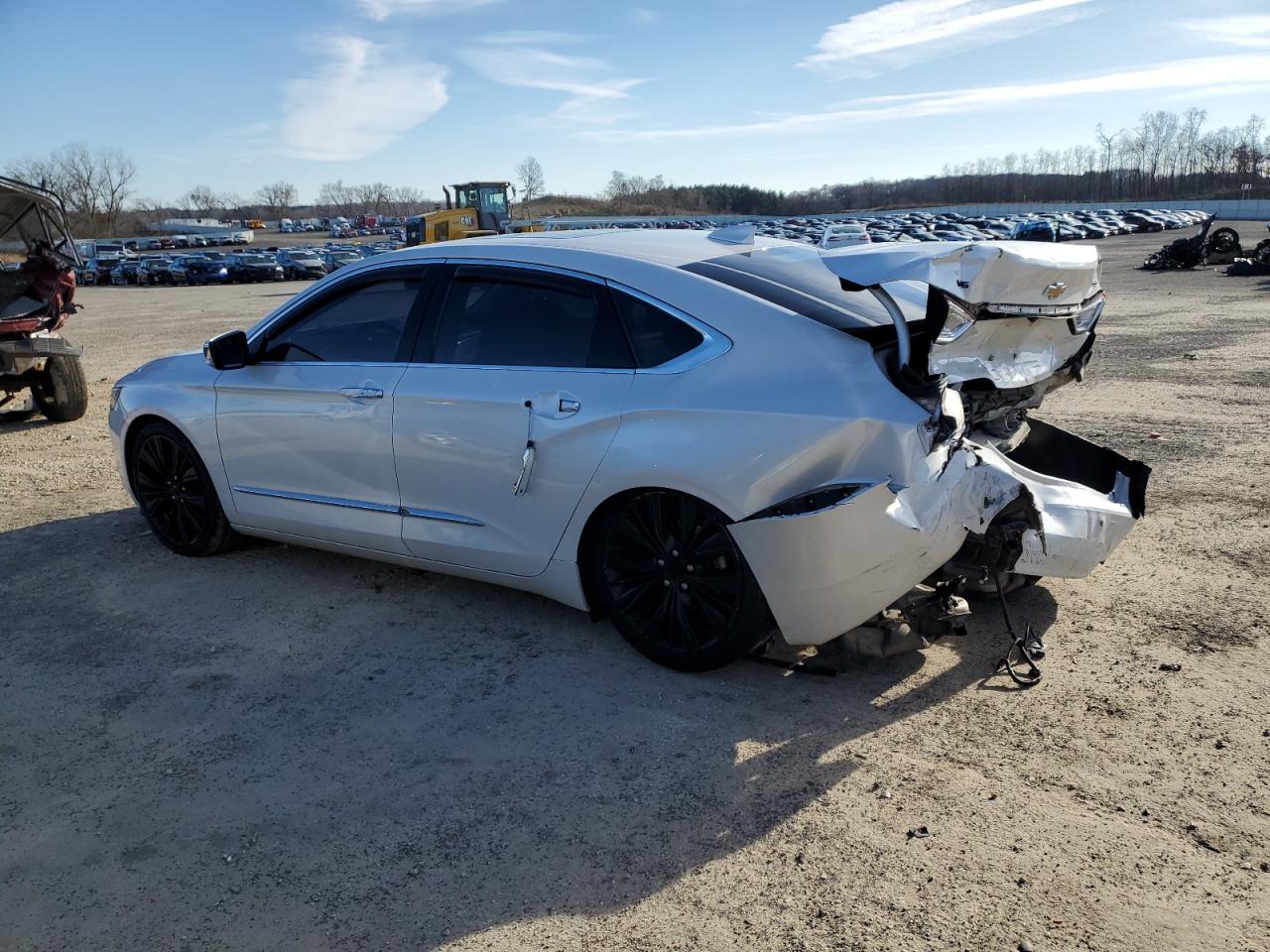 2018 Chevrolet Impala VIN 2G1125S32J9144930 Copart auction photo, rear end / side damage thumbnail 2