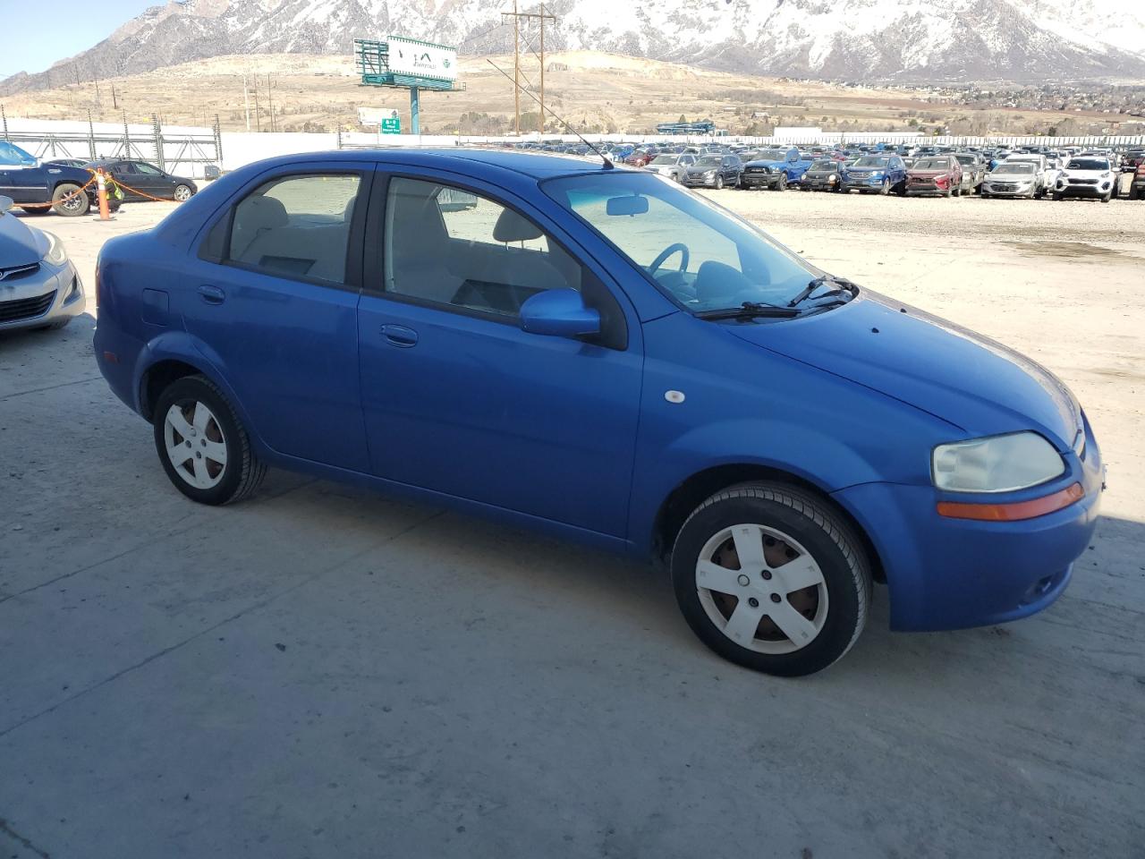 2006 Chevrolet Aveo VIN KL1TD56696B678700 Copart auction photo, normal wear damage thumbnail 4
