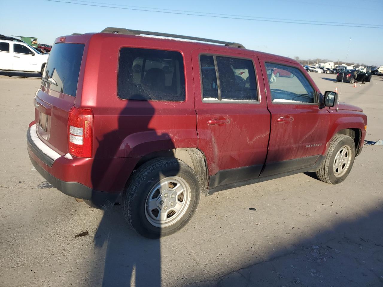 2012 Jeep Liberty (Patriot) VIN 1C4NJPBA4CD576348 Copart auction photo, front end / side damage thumbnail 3