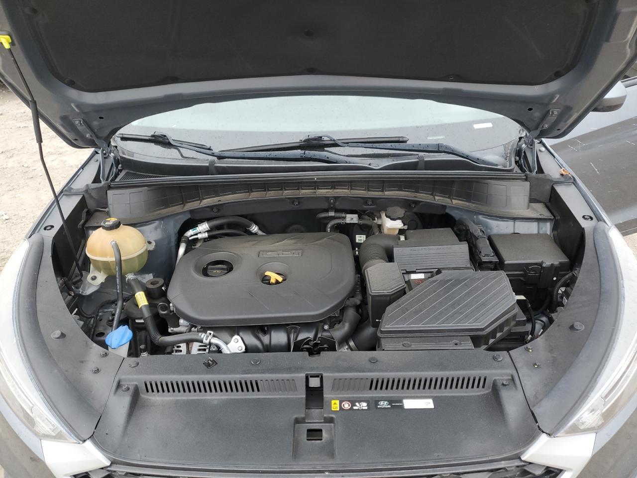 2019 Hyundai Tucson VIN KM8J23A40KU985005 Copart auction photo, side / undercarriage damage thumbnail 14