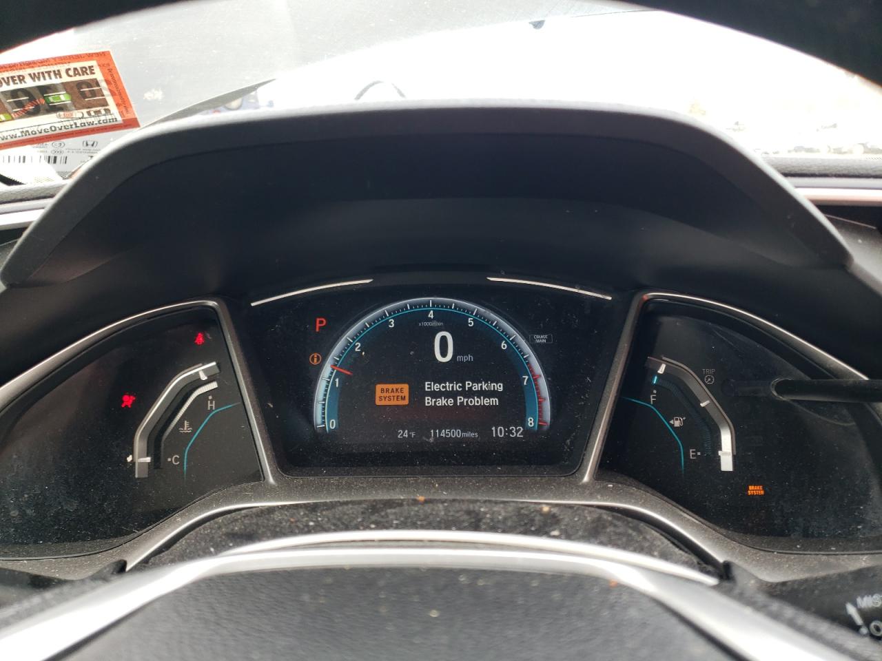 2017 Honda Civic VIN 2HGFC2F78HH575988 Copart auction photo, side damage thumbnail 9