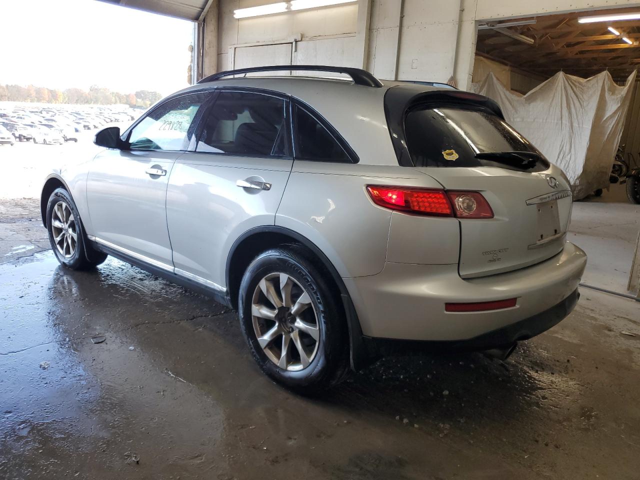 2007 Infiniti FX VIN JNRAS08W17X210146 Copart auction photo, front end damage thumbnail 2