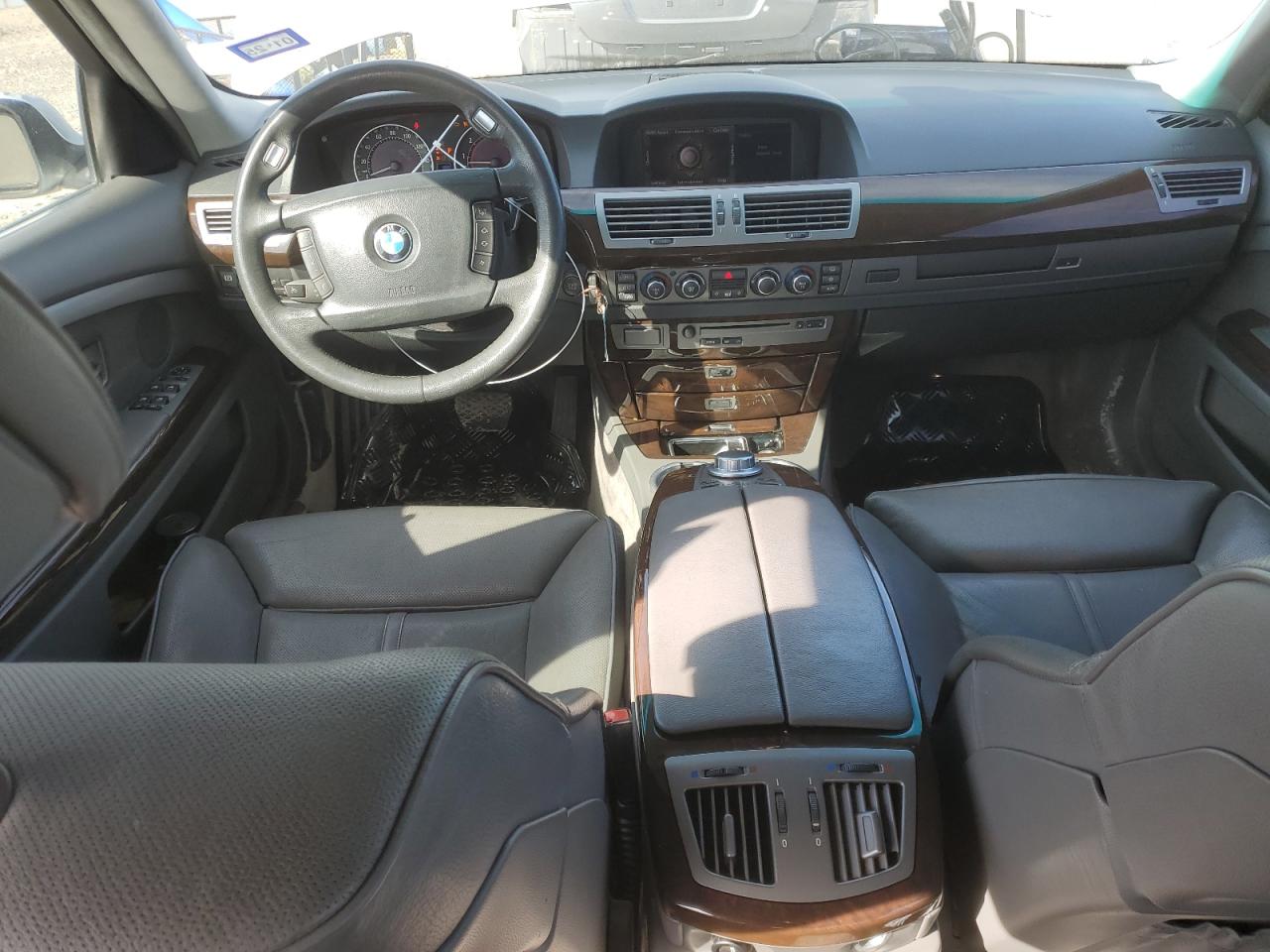 2008 BMW 7er VIN WBAHN83518DT78968 Copart auction photo, all over damage thumbnail 8