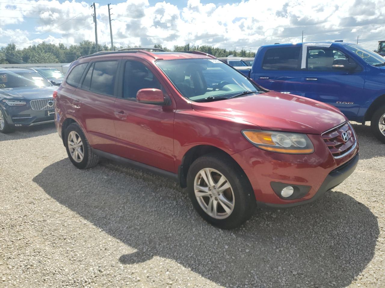 2011 Hyundai Santa Fe VIN 5XYZH4AG0BG043186 Copart auction photo, water/flood damage thumbnail 4