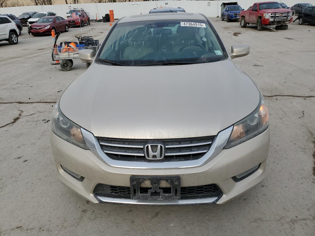 2013 Honda Accord VIN 1HGCR2F88DA219138 Copart auction photo, side damage thumbnail 5