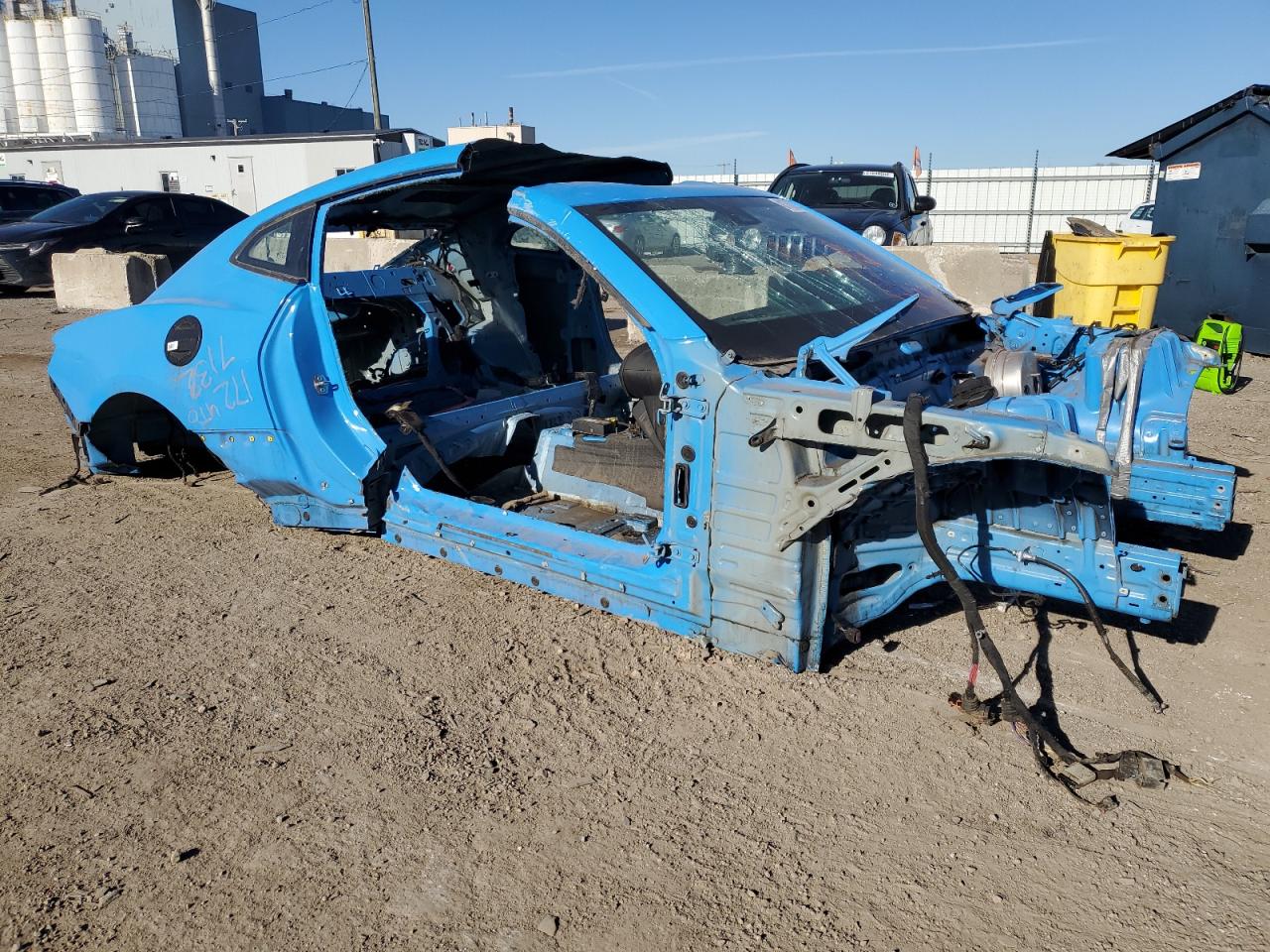 2023 Chevrolet Camaro VIN 1G1FJ1R61P0101619 Copart auction photo, stripped / frame damage damage thumbnail 4