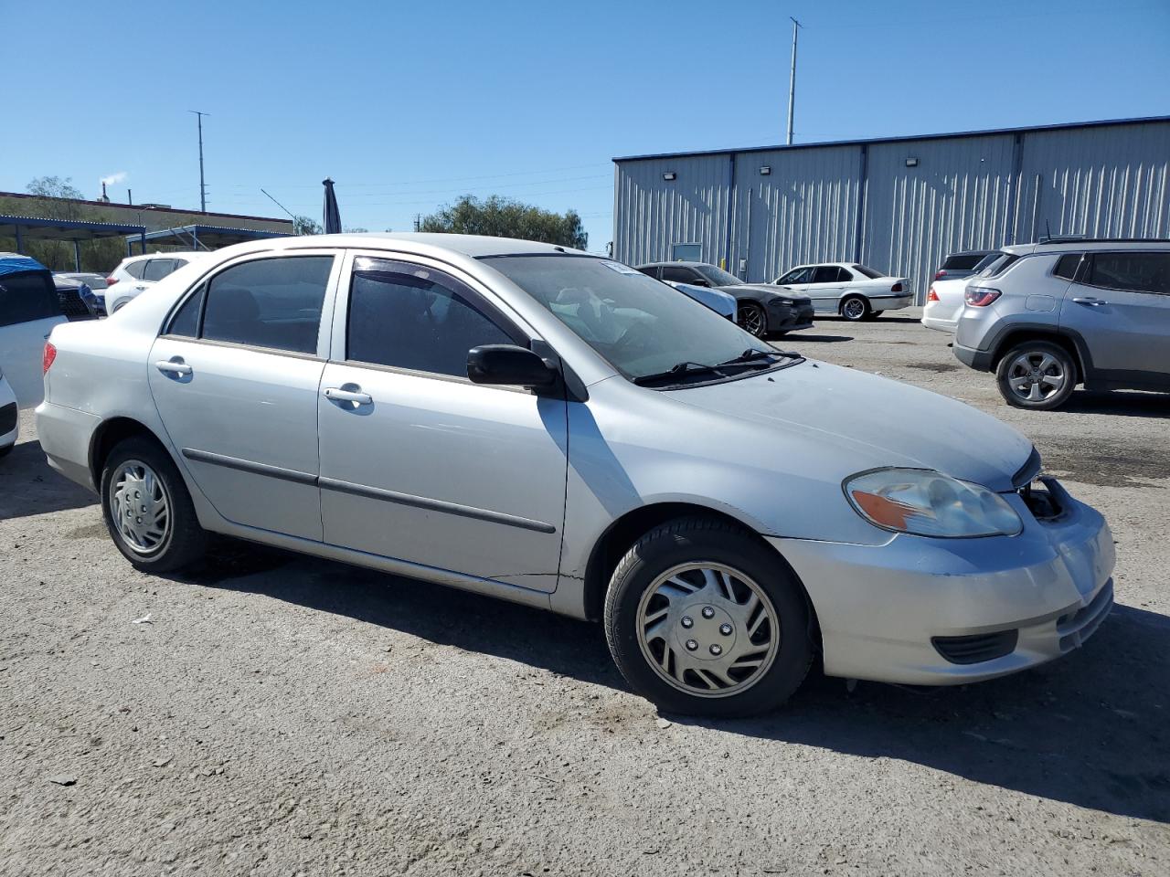 2004 Toyota Corolla VIN 1NXBR32E64Z302279 Copart auction photo, front end / side damage thumbnail 4