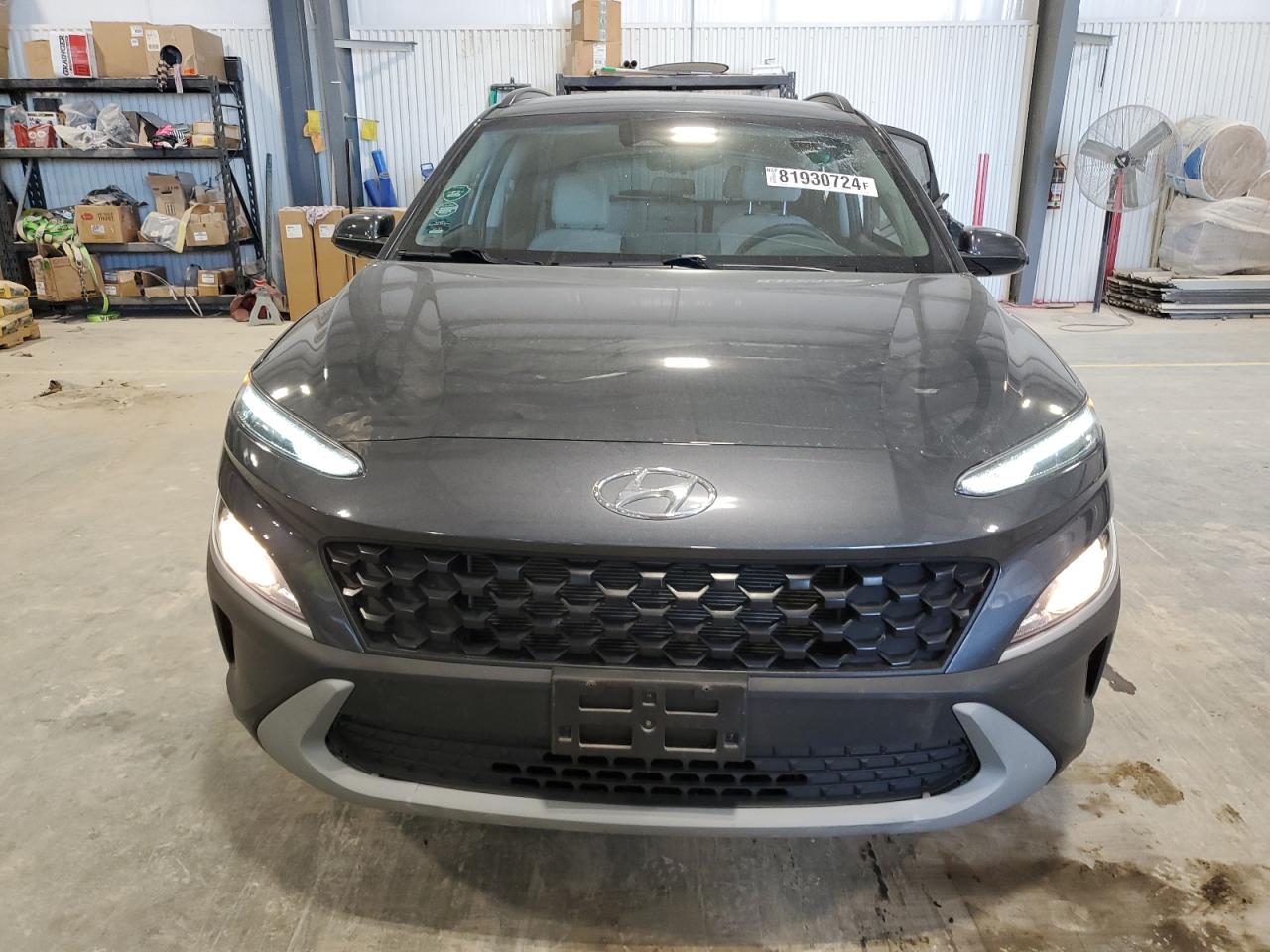 2022 Hyundai Kona VIN KM8K6CAB3NU911654 Copart auction photo, side / rear end damage thumbnail 5