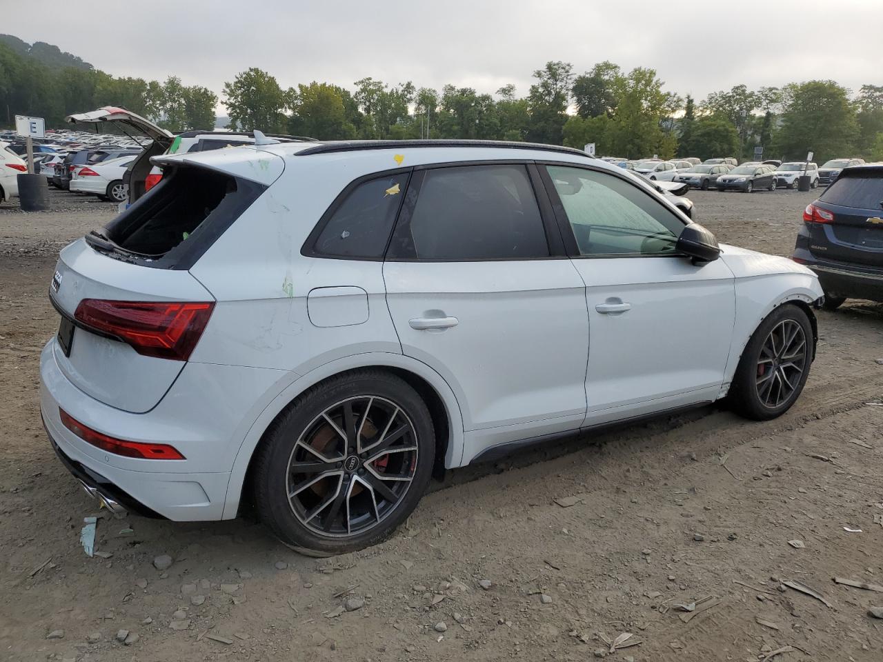 2021 Audi SQ5 VIN WA1B4AFY5M2031944 Copart auction photo, all over damage thumbnail 3