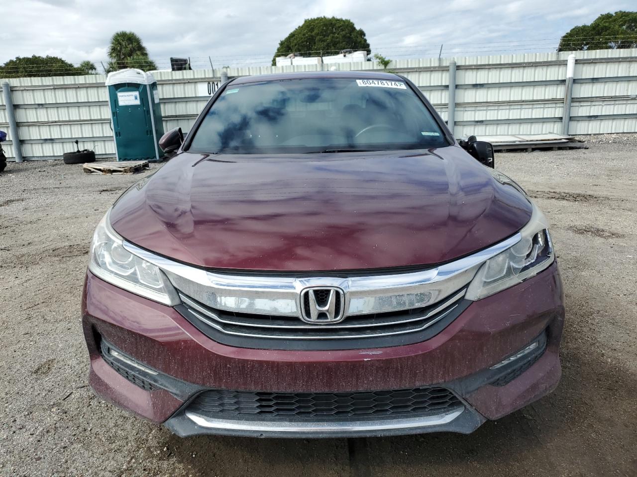 2016 Honda Accord VIN 1HGCR2F56GA202882 Copart auction photo, all over damage thumbnail 5